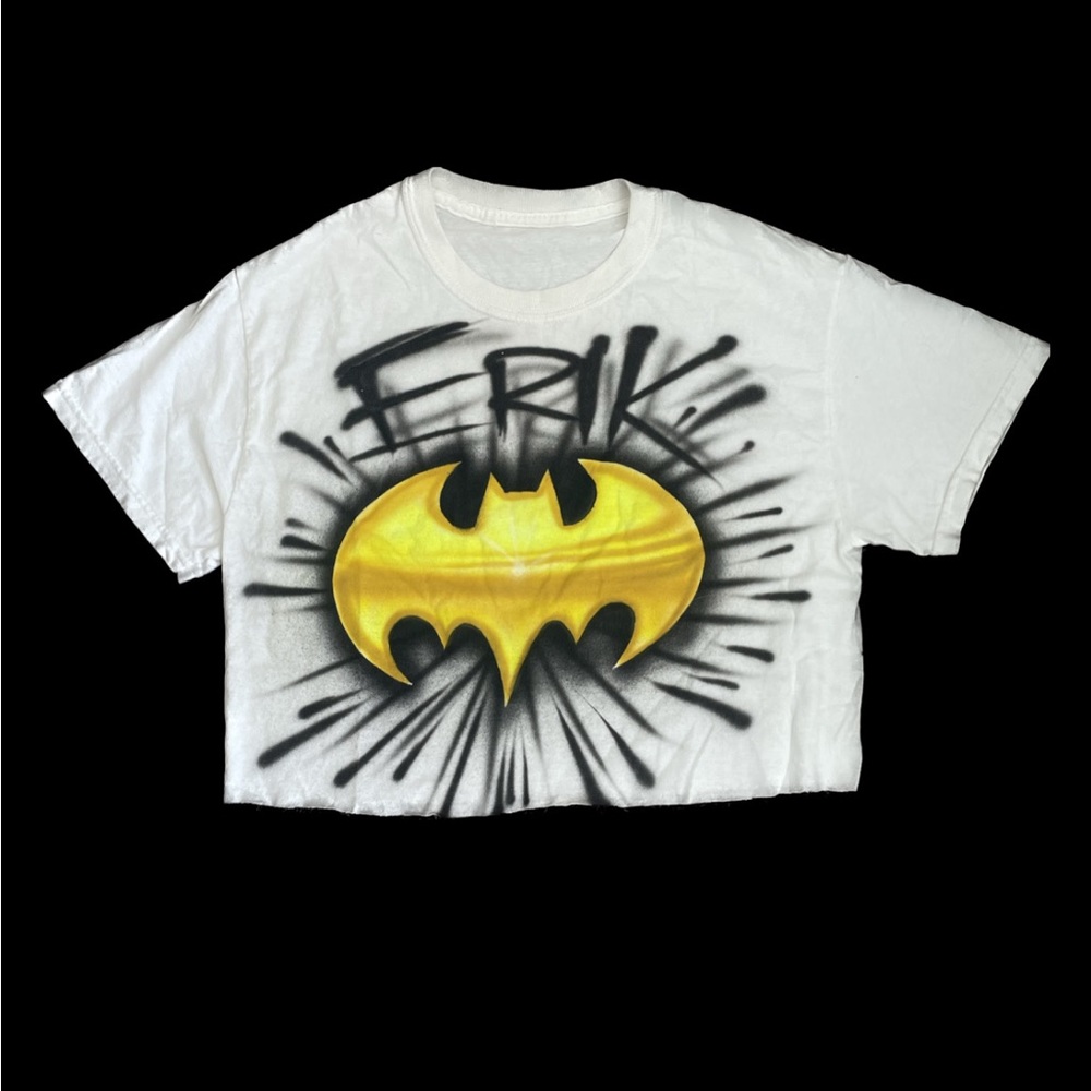 Spray Painted Batman Tee!